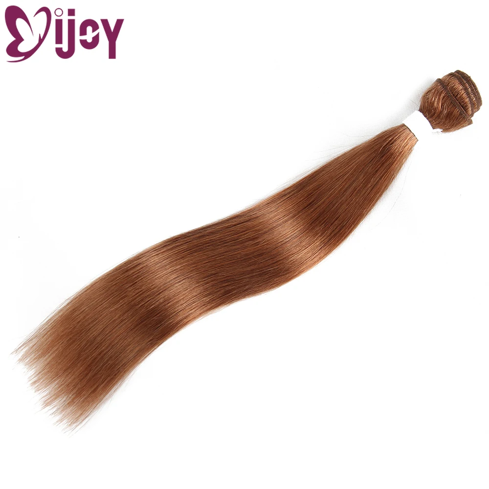 Straight Human Hair Bundles 8-26Inch Ombre Honey Blonde Brazilian Pre-colored Human Hair Weave Bundles Remy Extensions IJOY
