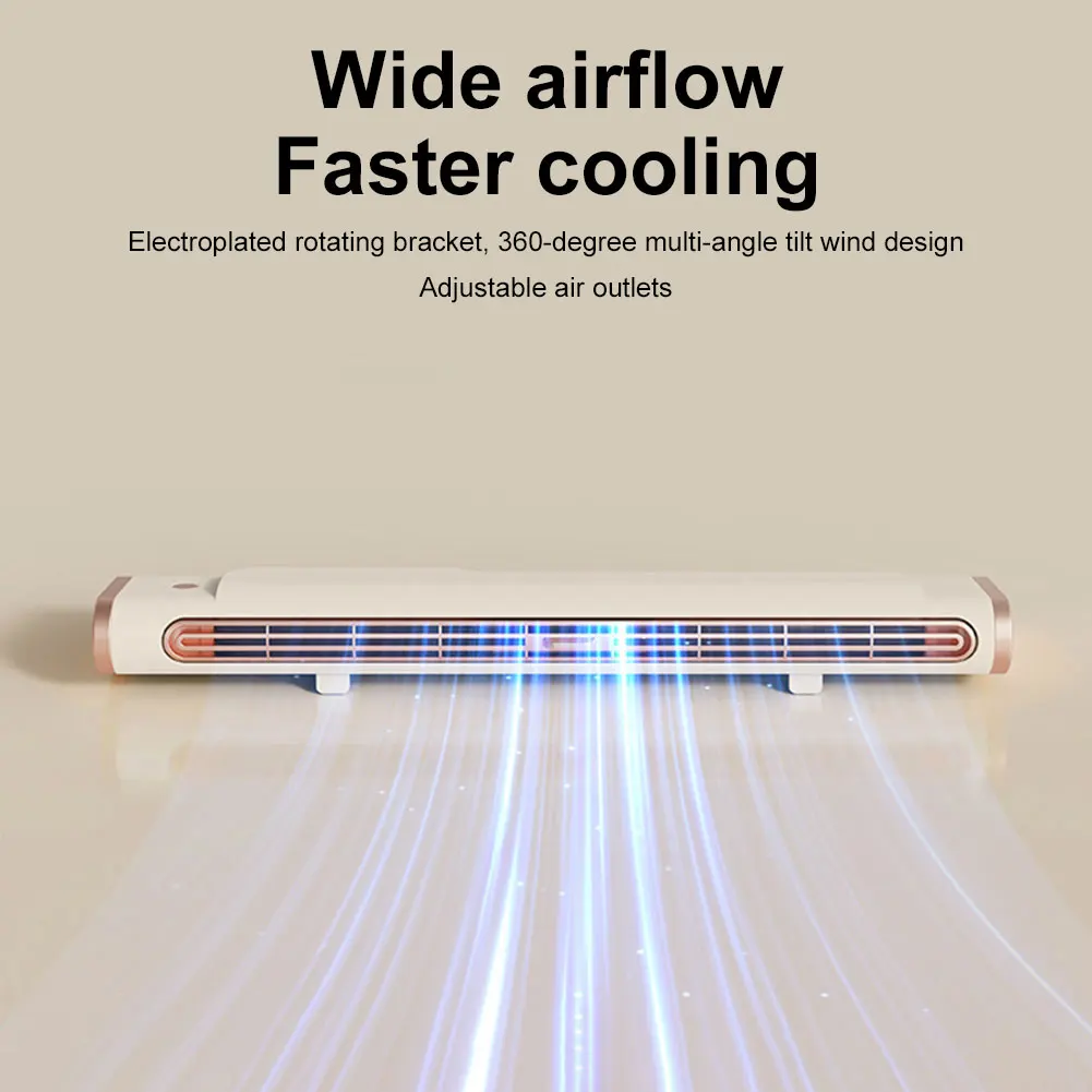 Tower Fan Adjustable Vents Air Condition Fan Space-Saving Oscillating Fan for Bedroom Home Office Room