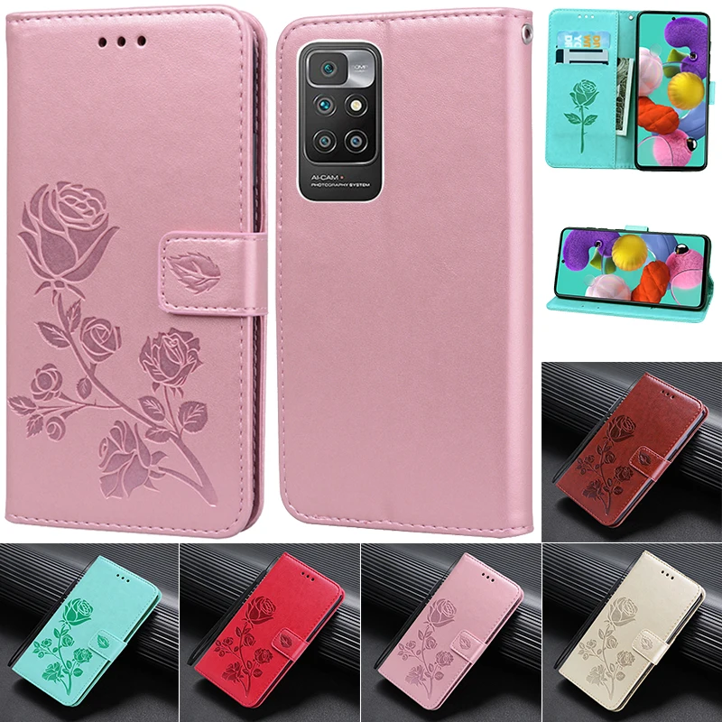 Flip Case For Xiaomi Redmi 10 Case Leather Bags Cover For Redmi 10 2022  Redmi10 5G Phone Book Case Funda - AliExpress