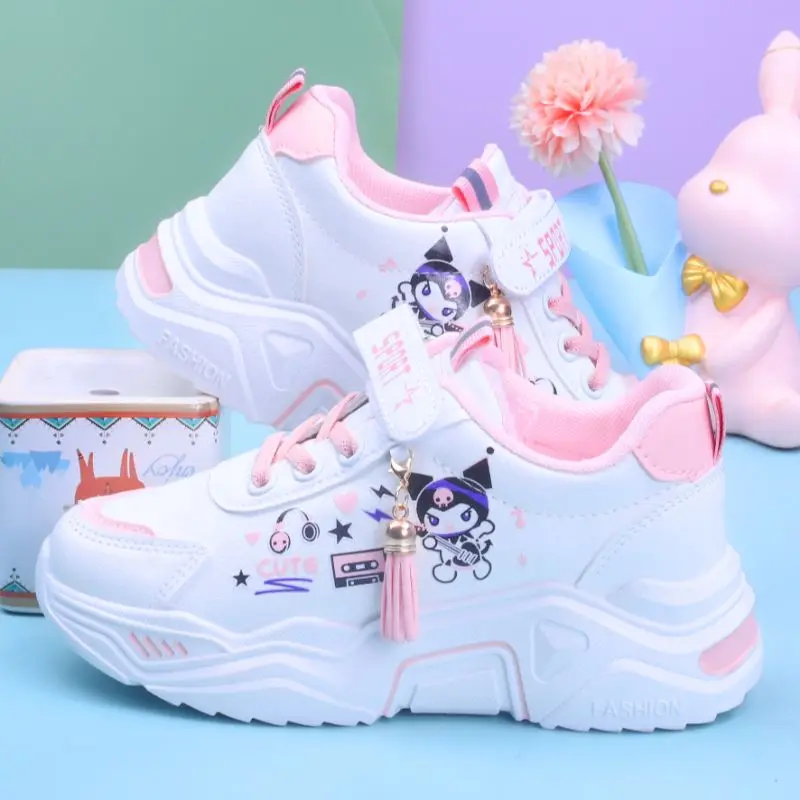 Cartoon Kuromi outdoor running shoes Children's sports shoes casual sneakers Comfortable tennis boys and girls
