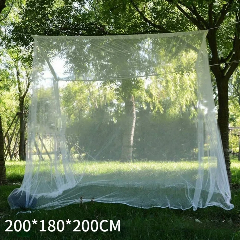 Mosquito Net Square Net Curtain Bed Canopy for Travel Camping Outdoor Home