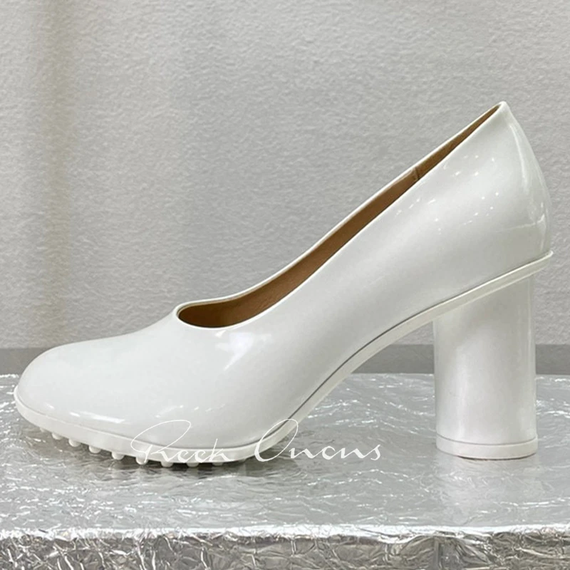 

2023 Summer Women Pumps New Shallow Design Exquisite Banquet Ladies High Heels Solid Colors Upper Round Head Single Shoes