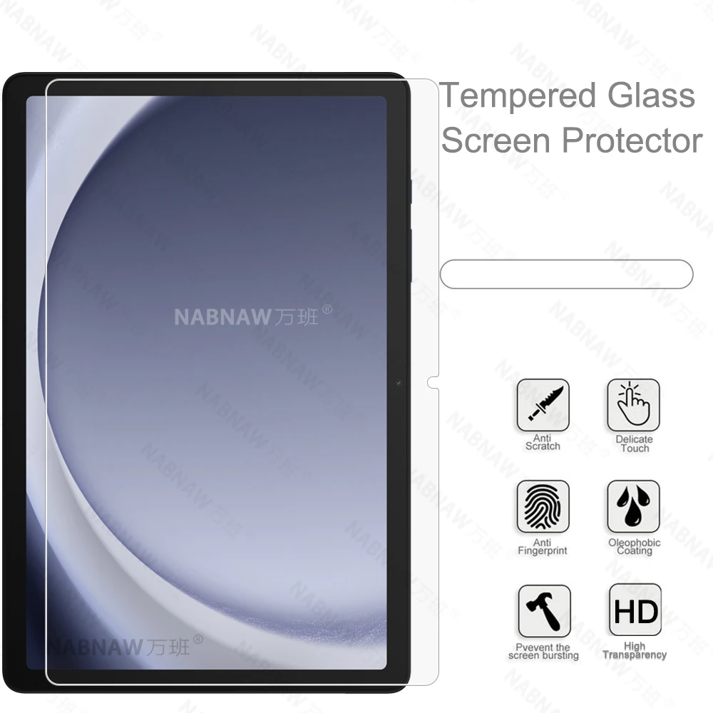 2 Pieces HD Scratch Proof Screen Protector Tempered Glass For Samsung Galaxy Tab A9+ A9 Plus SM-X210 X215 X216 5G 11-inch Film