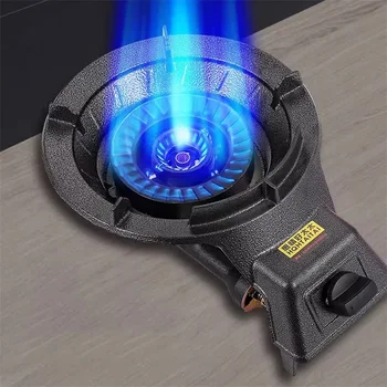 Thickened Cast Iron Commercial Fierce Fire Stir Frying Gas Stove Household Liquefied Gas Cooker Desktop Single Burner Cooktops 1