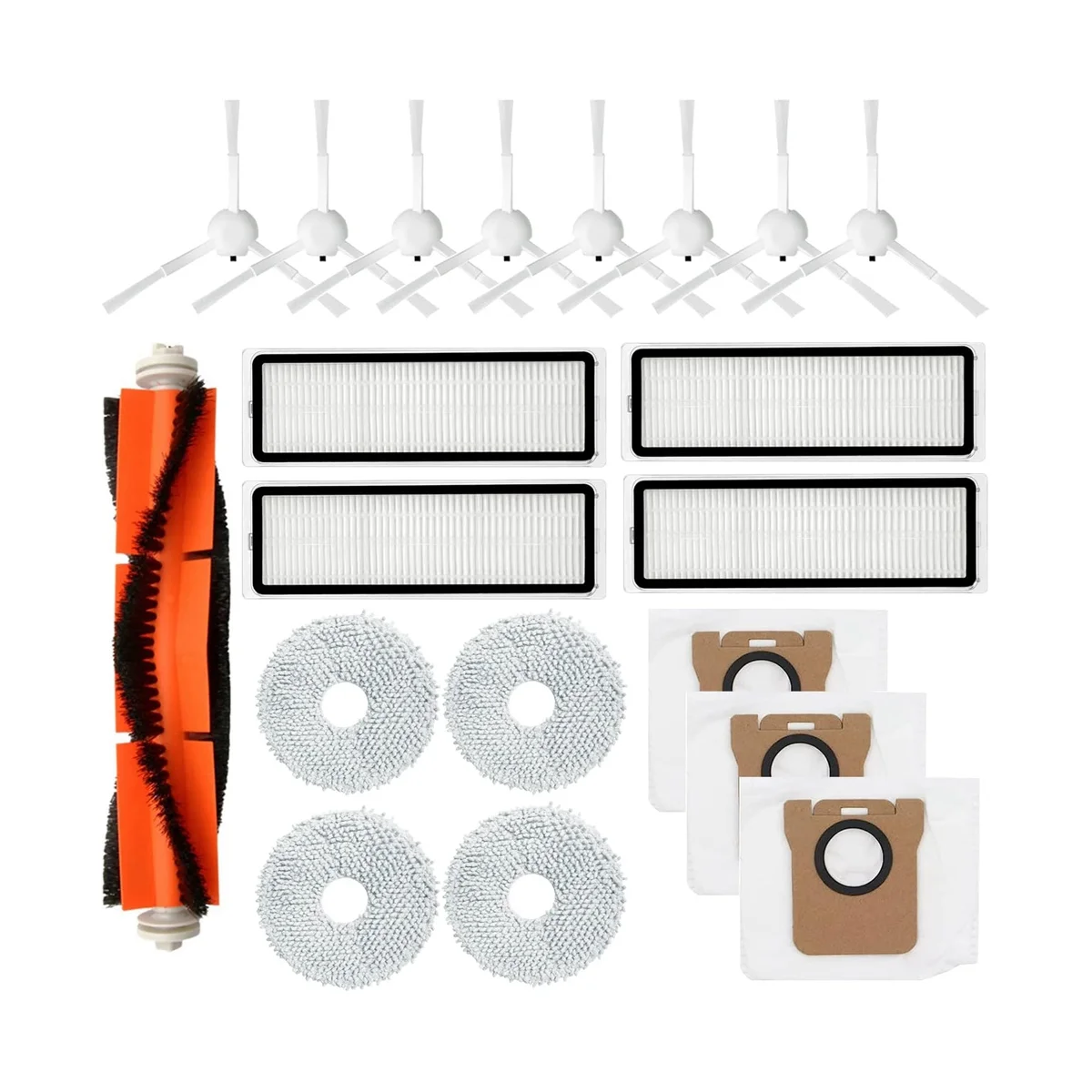 

Brush Filter Mop Dust Bag for Dreame L10 Ultra L10S Ultra Xiaomi X10+ Robot Vacuum Cleaner Spare Parts Accessories Set