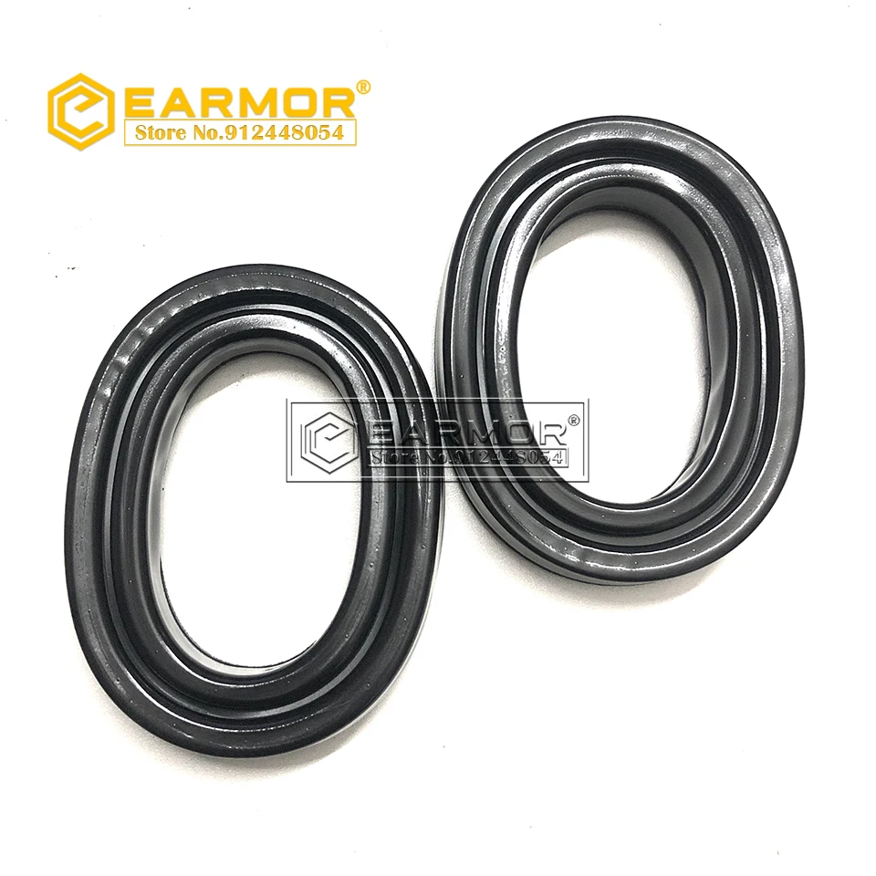 EARMOR S06 Silicone Gel Ear Sealing Rings Pair Headset Accessories Fit for M30 Shooting Noise Reduction Headset Replacement