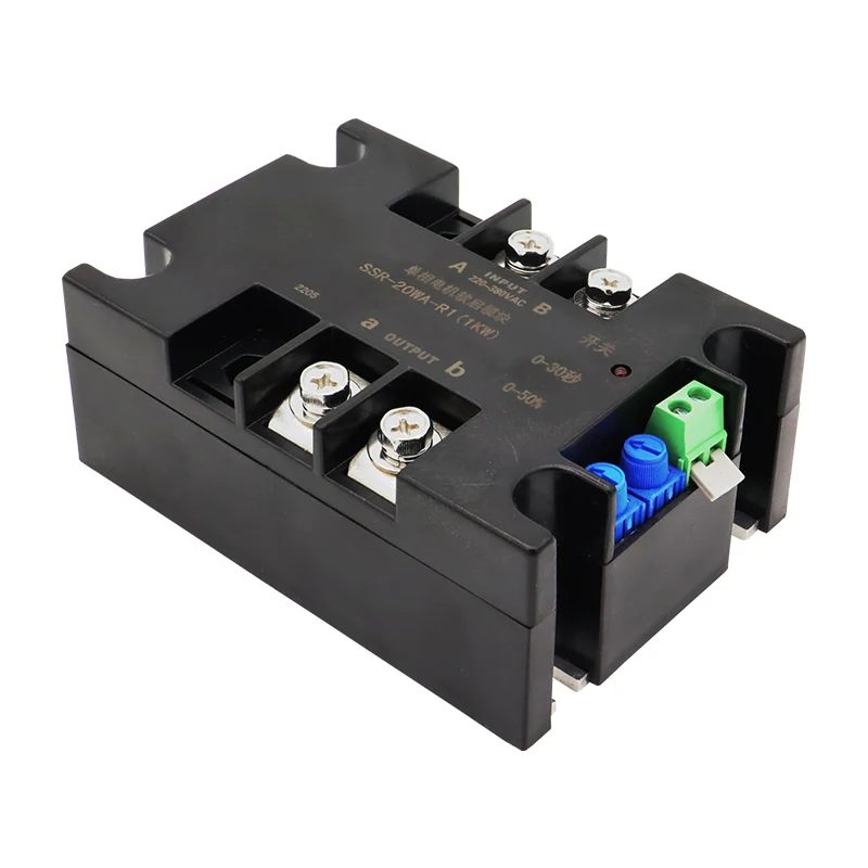 Motor Soft Starter Module 220V Single-Phase Intelligent 50-60HZ Compatible 2/4/6/8KW