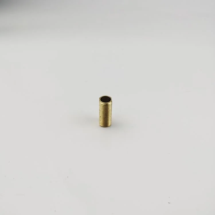 Description Picture 5 of itemFull Brass Tooth Tube M10 Adapter Lamp Tooth Hollow Tube Fine Tooth Connecting Rod Full Thread Connection Lighting Accessories