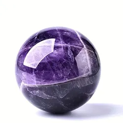 Set of 5 Natural Amethyst Healing Crystal Gemstones for Energy and Yoga Decoration (Amethyst-5PCS)