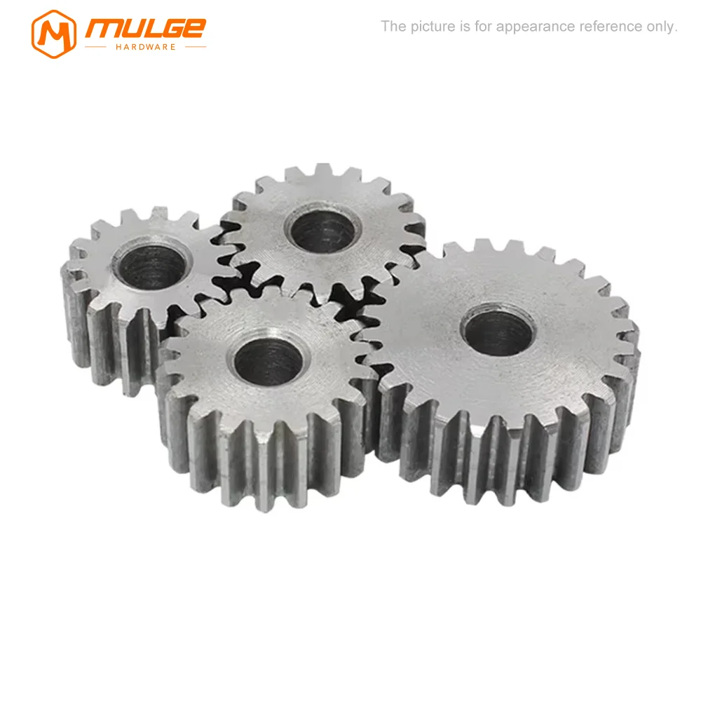 Spur Gear 1M-51T/52T/53T/54T/55T/56T/57T/58T/59T/60Teeth SC45# Carbon Steel Material Cylindrical Gear Transmission Accessories