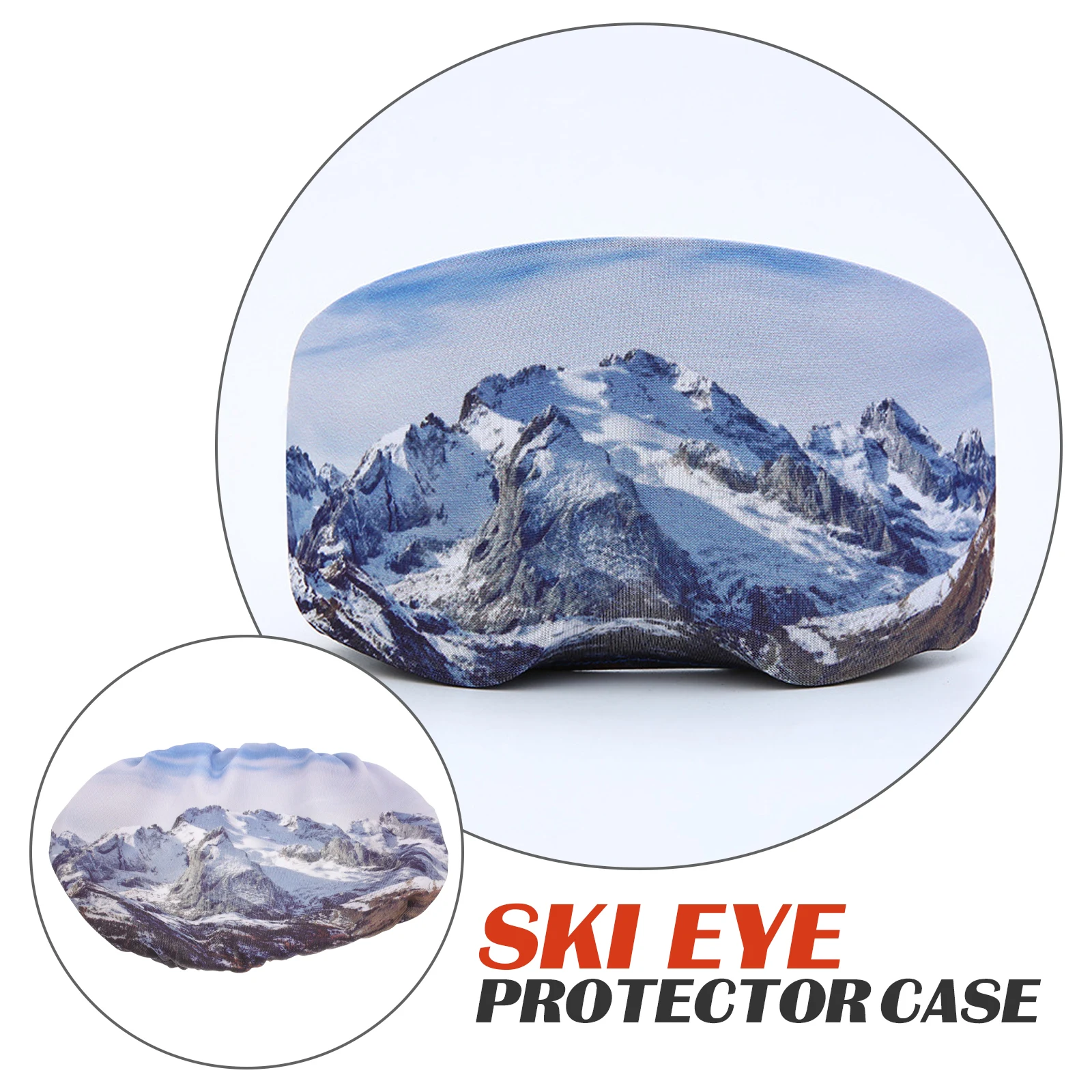 Ski Goggle Cover Snowboard Goggle Cover Sleeve Protective Goggle Cover Goggle Sleeve Cover Elastic Lens Scratch Dust 4