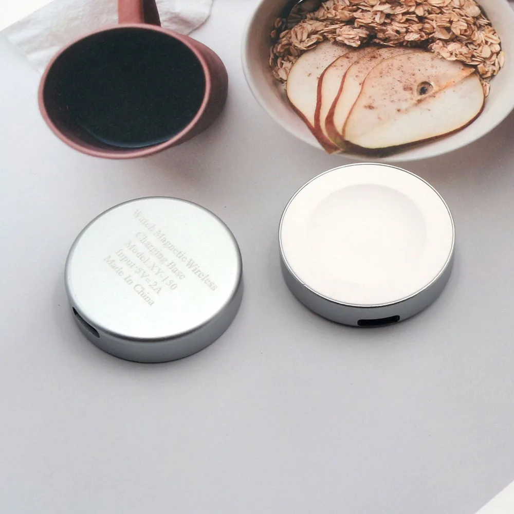 Premium Wireless Charging Dock for Smartwatches - Sleek Metal Design