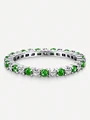 Silver Green White