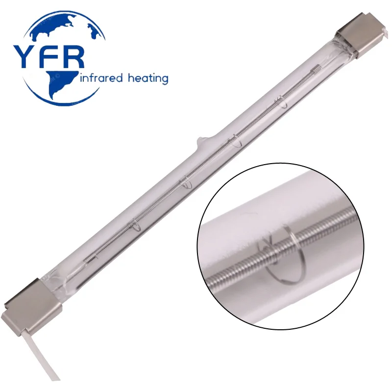 SK15 Clear Tube 1000w 2000w Infrared Heater halogen quartz lamps with CE for industrial use