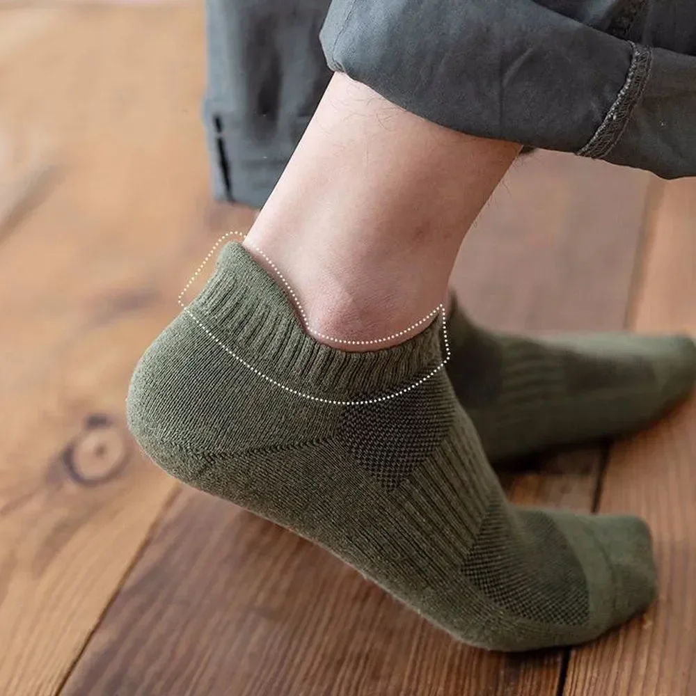 

Summer Socks Invisible Comfortable Hosiery Low-top Men's Boat Color Solid Shallow Casual