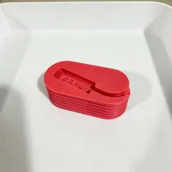 Portable Desktop Cable Winder Organizer for Home, Office, and Travel (Red)
