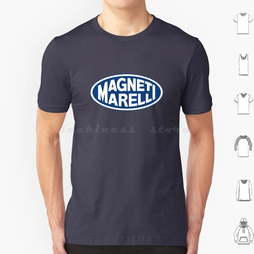 Magneti Marelli T Shirt Big Size 100% Cotone Magneti Marelli Magneti Marelli Magnet Team Team Motor Auto Car Racing Abarth