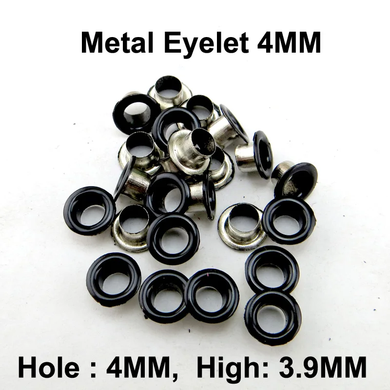 100Pcs Mixed Color Metal Eyelets And Grommets For Scrapbooking Accessories  DIY Sewing Clothes Handmade Crafts 10mm C1916