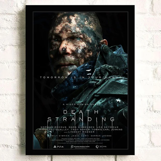 thumbnail image 1 of Póster del juego Death Stranding, cómics, arte de pared de calidad, pintura impresa en lienzo, póster para bar, cafetería, habitación, imágenes, cuadros, decoración del hogar, 1 of 5