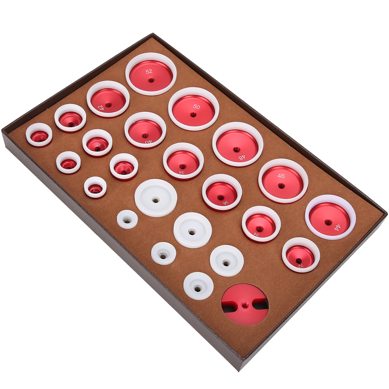 

Watch Case Pressing Machine Die Set Aluminium Alloy Back Cover Presser Dies Watchmaker Tool