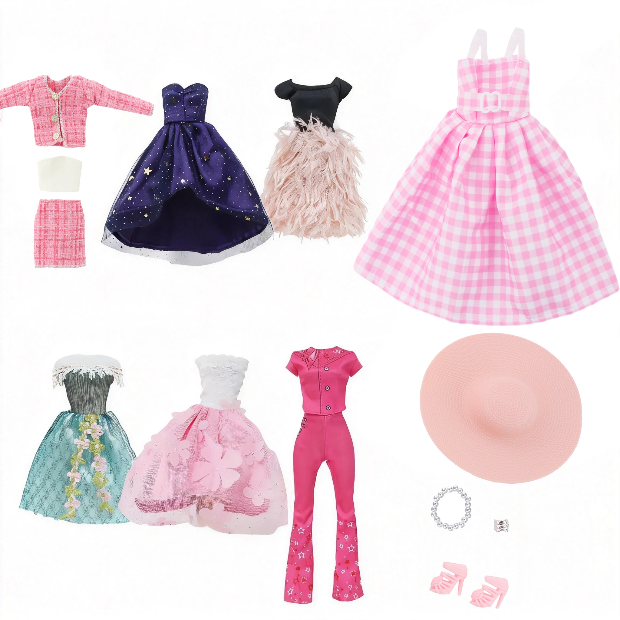 Robe de poupée à la mode, tenue quotidienne, jupe de fête pour filles, Mini robe mignonne avec sac, vêtements pour poupée 1/6, accessoires de bricolage, jouets pour bébé, nouvelle collection
