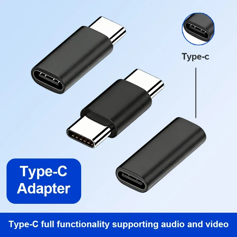 Dual USB C Adapter Connector with PD Support for Computers and Mobile Phones