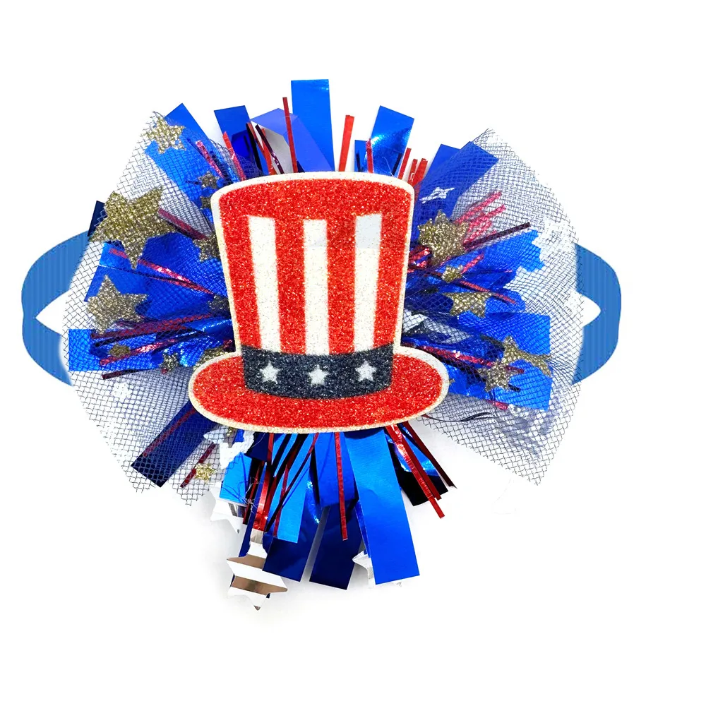 50pcs American Independence Day Pet Bowtie Small Dog Neckties Cat Puppy Party Decorations Bowties Adjustable Dog Collar Grooming 4
