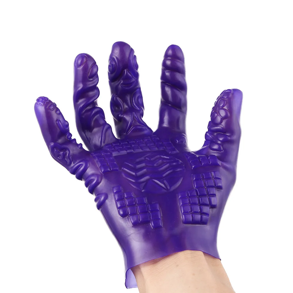 Sexhandschuhe Masturbation Erotik Finger Für Erwachsene Paare Sexprodukte Handschuhe Sex Shop Spielzeug Handschuhe Lila / Rosa_voghion.com