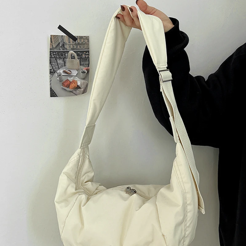 Fashion Women Large Capacity Crossbody Shoulder Bag Down Cotton Casual Simple And Versatile_voghion.com