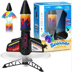 Children's Outdoor Rocket Launch Set with Parachute Game (Rocket)