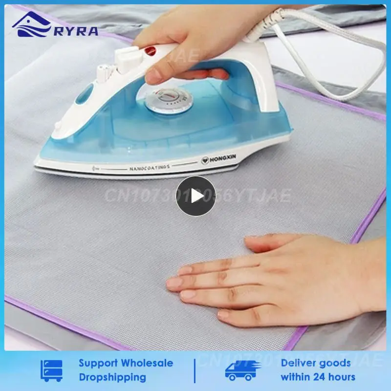 90x40cm High Temperature Ironing Cloth Ironing Pad Cover Household Protective Insulation Against Pressing Pad Boards Mesh Cloth