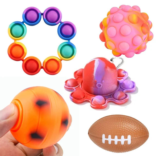 5Pcs Fidget Toys Pack Set For Girls Boys Cool Gadgets Autism Sensory Stress Relief For Kids Fidgetspeelgoed Antiestres Niño 2