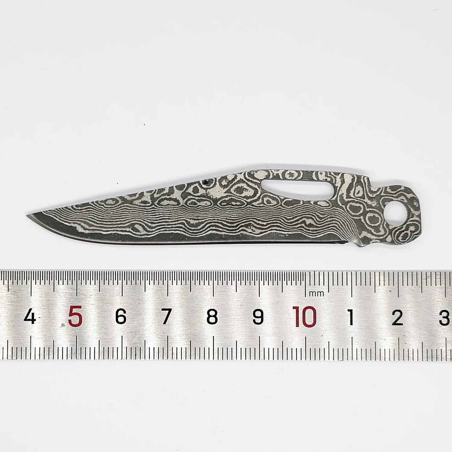 Lama In Acciaio Damasco Con Nucleo Vg10 Su Misura Da 1 Pezzo Per Leatherman Wave