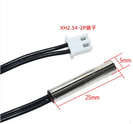 Temperature Sensor Probe 1pcs 1m B3950 NTC Thermistor Temperature Sensor 100K 50K 20K 2K 5K 10K 15K 1% Air probe conditioning probe For Arduino W1209