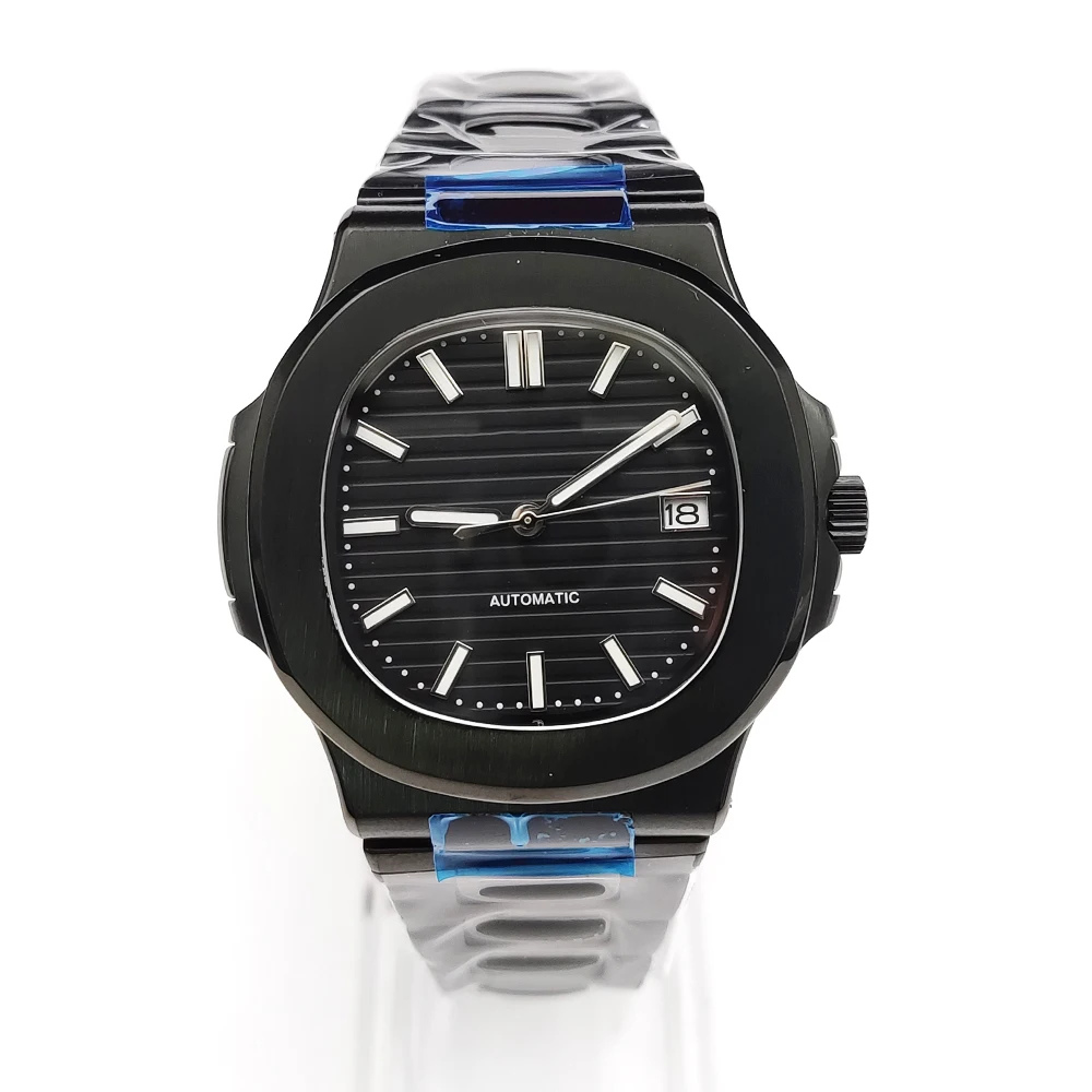 

5color Automatic Mechanical Men's Watch 39MM Black PVD Case Sapphire Black Dial Luminous NH35 Movement Automatic Watch