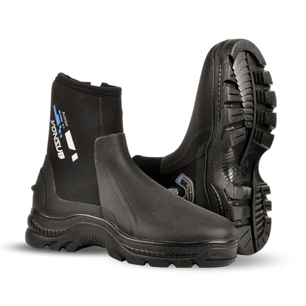 Diving Boots Neoprene Dive Boots Fishing Kitesurf Equipment Anti-Slip Rubber Sole Surf Scuba Diving Swimming 1 Pair water shoes aqua shoes diving shoes
