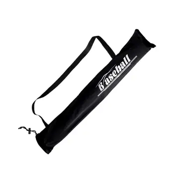 Bat Bags For Baseball Foldable Portable Tote Bag Black Thickened Shoulder Bag Baseball Supplies For Beginners Baseball Player 1