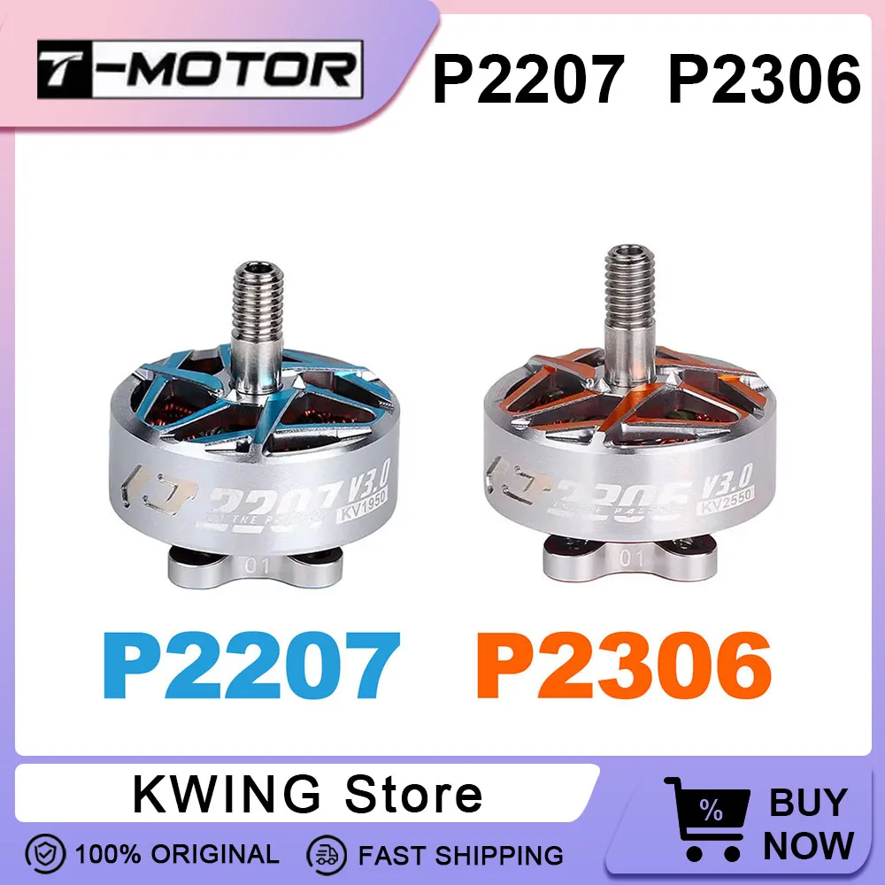 Micro Moteur Brushless P2207/P2306 V3 kv1750-2550 pour Drone FPV