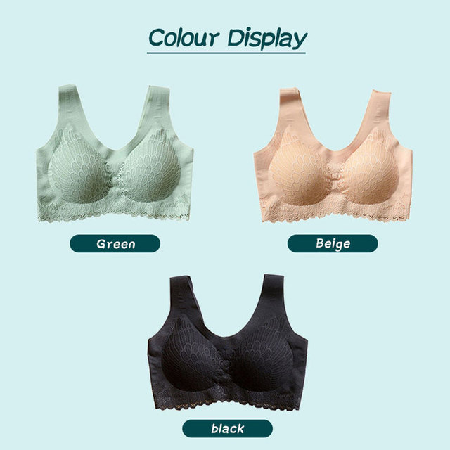 5D TH Latex Bras Wireless Contour Plus Size Bra Fast Shipping Full Coverage Underwear Sports Fitness Yoga Dropshipping