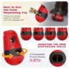 Bully Stick Holder Dog Toy Slow Feeder Ball Food Dispensing Toy for Small Medium Dogs Irregular Rolling Design Dog Toys 6