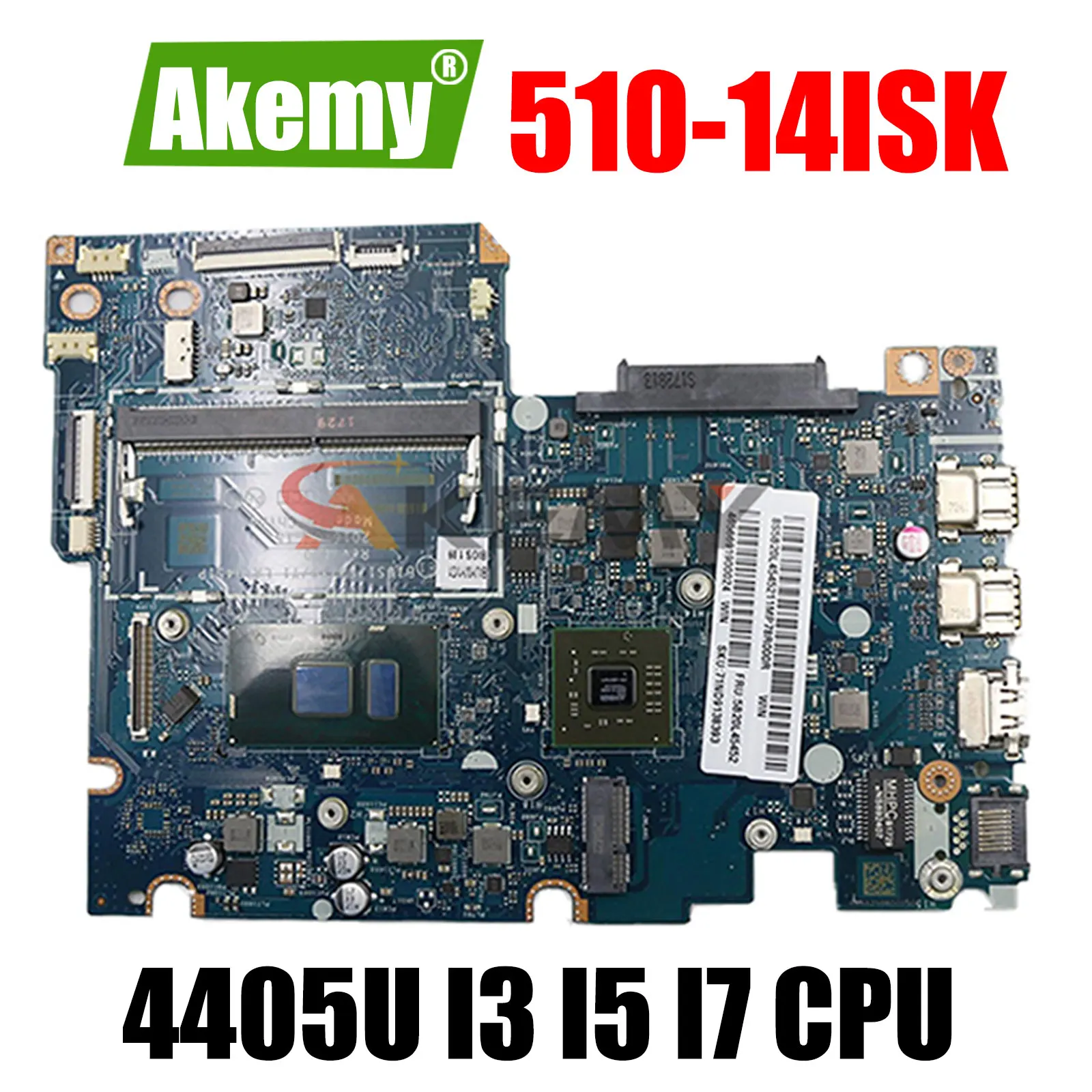 

LA-D451P материнская плата для Lenovo yoga Flex4-1470 510-14ISK материнская плата для ноутбука с процессором 4405U I3 I5 I7 6-го поколения