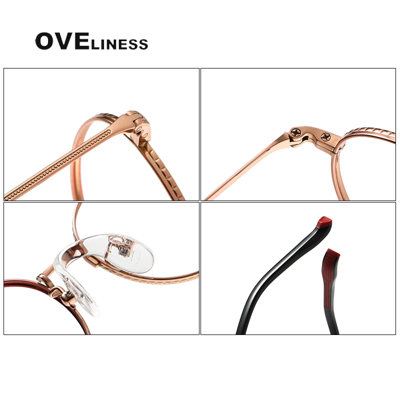 Optical Glasses Frames Round Kid Titannium