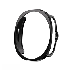Premium Hollow Protective Case for Smartwatch - Elegant and Durable Smartwatch Accessory (Solid Color Black)