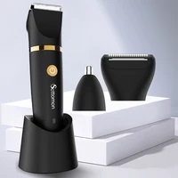 All in One Electric Hair Trimmer Public Groin Bikini Trimmer for Whole Body Ball Shaver Clipper Grooming Kit Male Epilator Razor 1