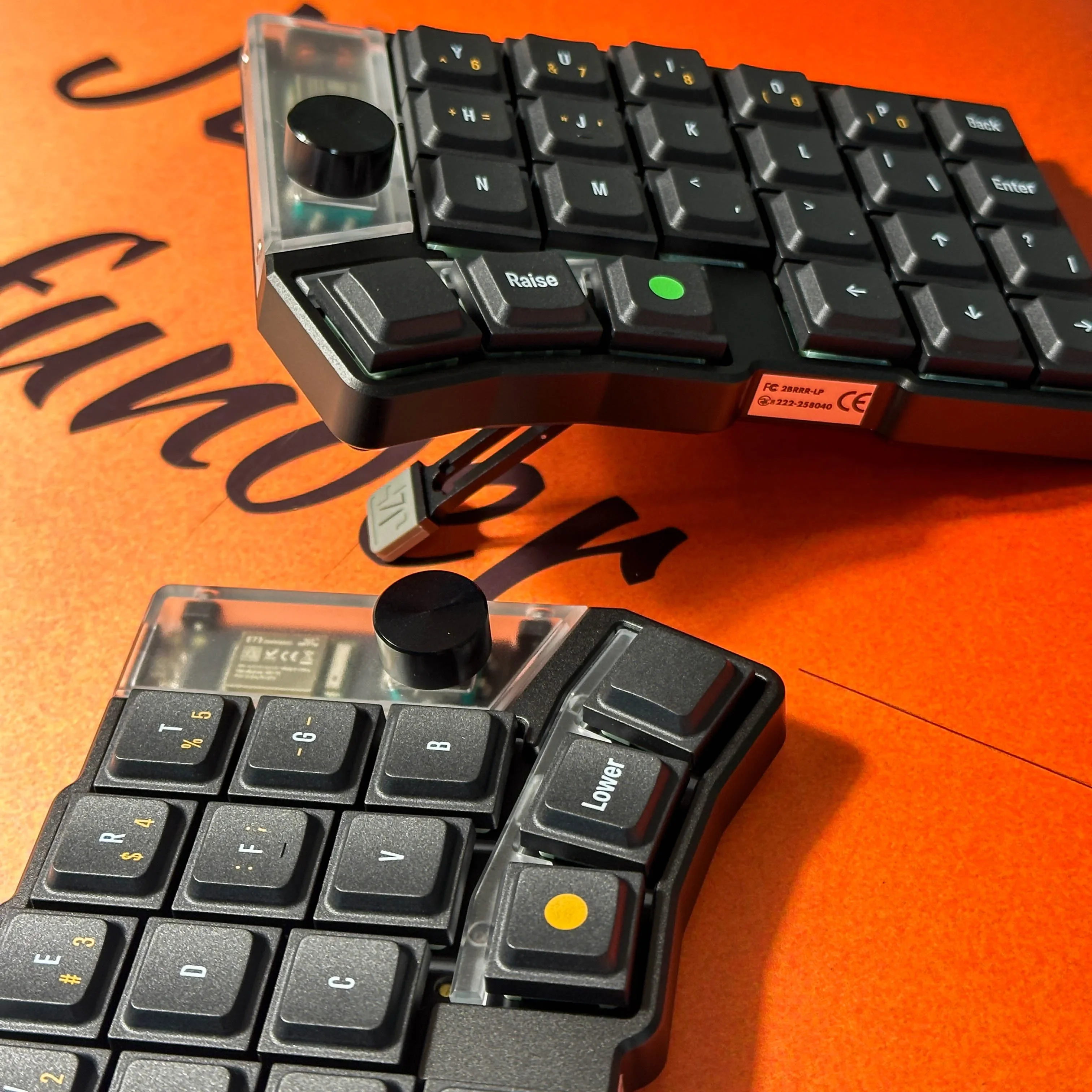 Jezail Funder Cornix 分割キーボード デュアルモード ロー