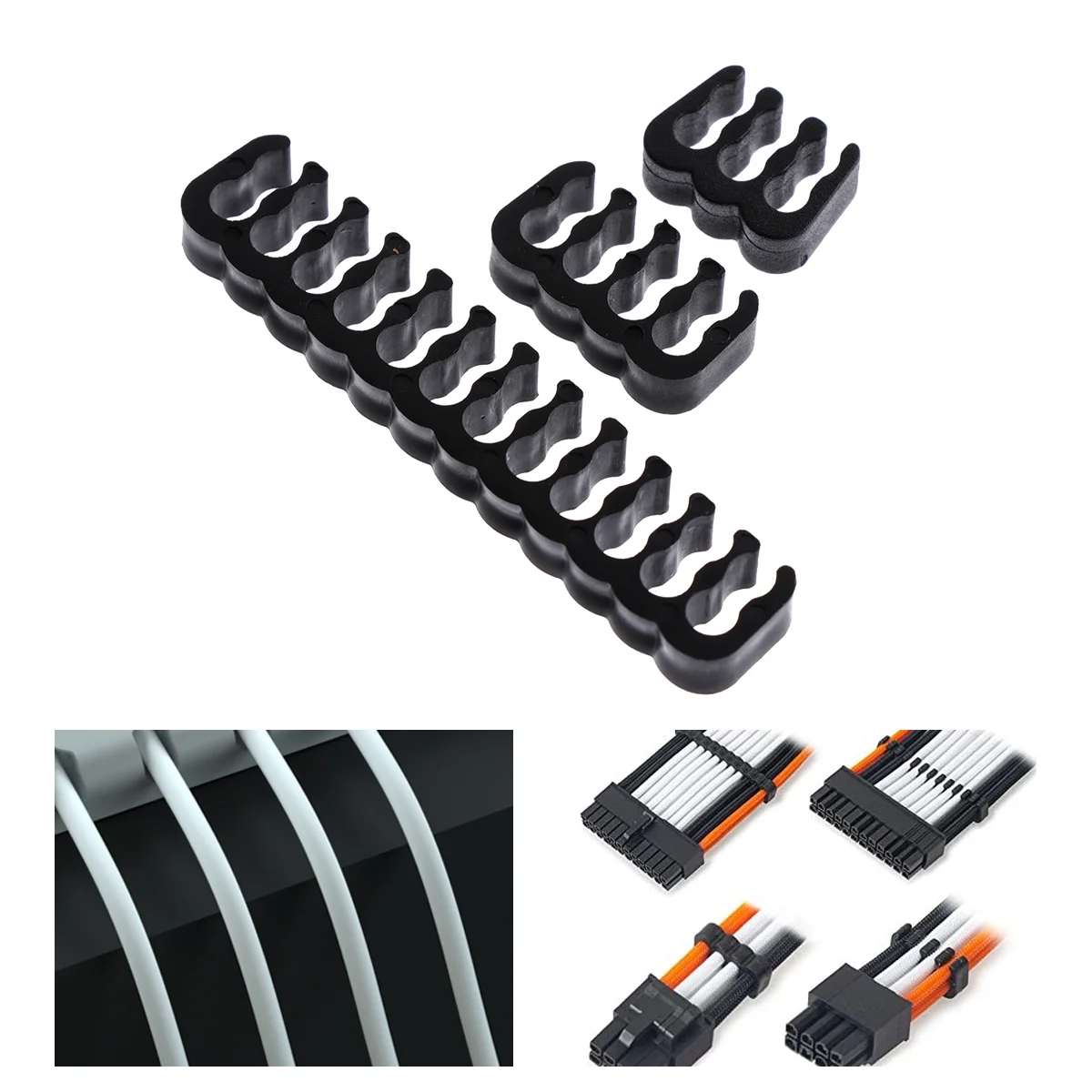 

Cable Comb Pc Combs Power Cables Supply Network Psu Manager Clip Organizer Clamp Cord Adapter