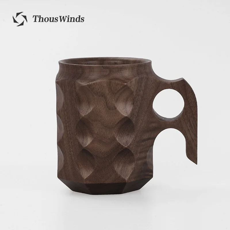 

Туристическая кружка Thous Wind Fika, посуда для отдыха на открытом воздухе, деревянная кружка для кофе, туристическая Кружка для пикника и воды, для походов и походов