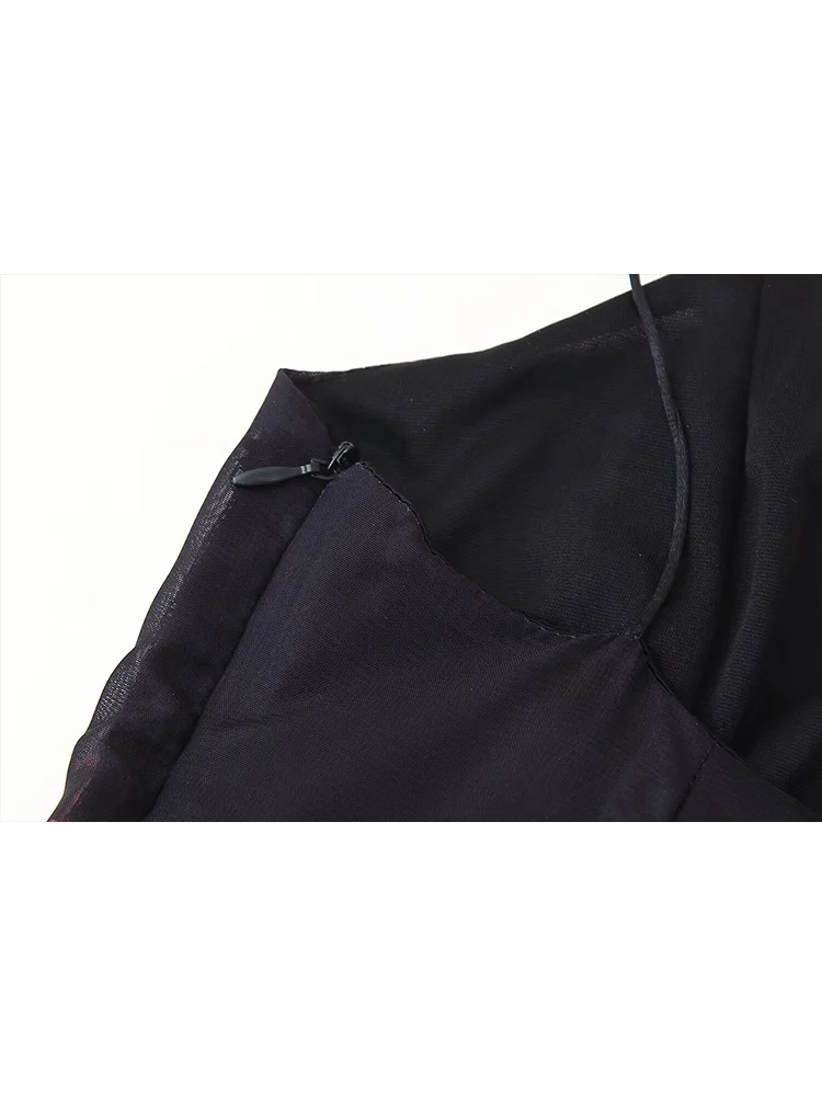 TFMLN 2025 Women Floral Print Sling Top Skirt Suit Elegant Sleeveless Backless Tierred Top Slim Long Skirt New Lady Outfits