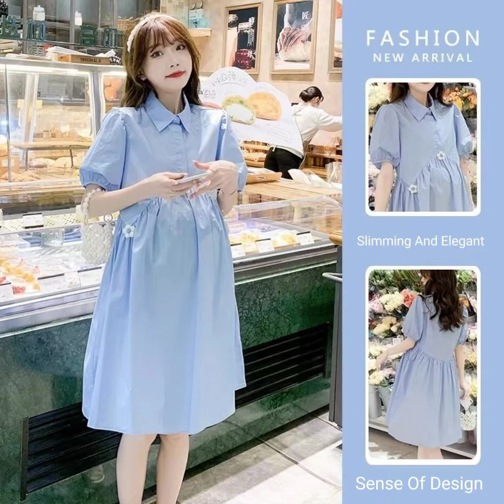 Maternity Summer Dress Set Chao Mom Maternity Set Petite Plus Size Loose Summer Nursable Skirt Maternity Dresses 2 S731a38ebb37b4e03bdd3847f5f58c6bdR