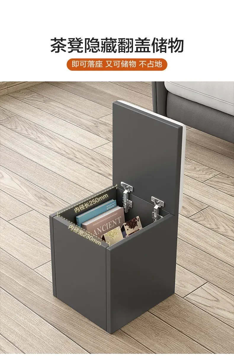 Smart Kettle, Multi-kinetic Mobile Storage Coffee Table, Flamed Stone Coffee Table, Living Room Storage Table